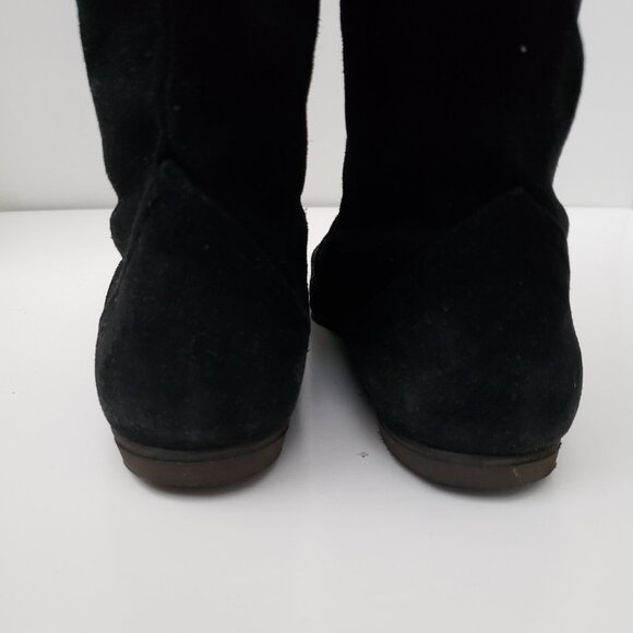Charles Jourdan: Women's Black Suede Boot, Size 7B - Picture 12 of 15